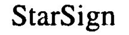 STARSIGN trademark
