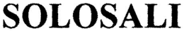 SOLOSALI trademark