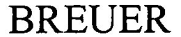 BREUER trademark