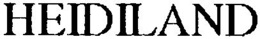 HEIDILAND trademark