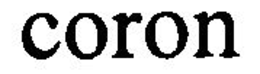 CORON trademark