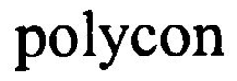 POLYCON trademark