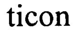 TICON trademark