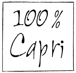 100% CAPRI trademark