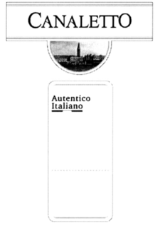 CANALETTO AUTENTICO ITALIANO trademark