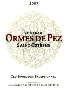 CHÂTEAU ORMES DE PEZ SAINT-ESTÈPHE trademark