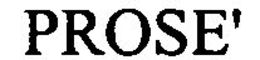 PROSE' trademark