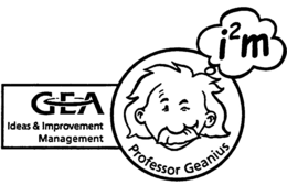 PROFESSOR GEANIUS GEA IDEAS & IMPROVEMENT MANAGEMENT I2M trademark
