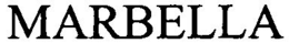 MARBELLA trademark