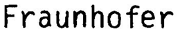 FRAUNHOFER trademark