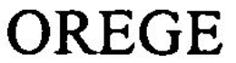 OREGE trademark