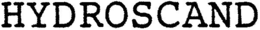 HYDROSCAND trademark