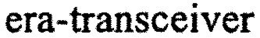 ERA-TRANSCEIVER trademark