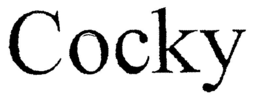 COCKY trademark