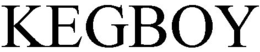 KEGBOY trademark