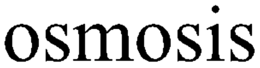 OSMOSIS trademark
