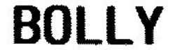 BOLLY trademark