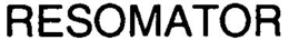 RESOMATOR trademark