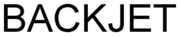 BACKJET trademark