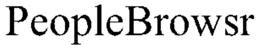 PEOPLEBROWSR trademark