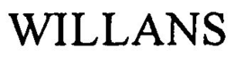 WILLANS trademark