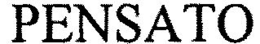 PENSATO trademark