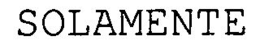 SOLAMENTE trademark