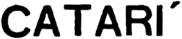 CATARI' trademark