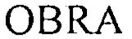 OBRA trademark