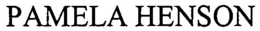 PAMELA HENSON trademark