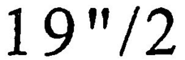 19"/2 trademark