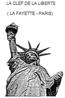 LA CLEF DE LA LIBERTE (LA FAYETTE - PARIS) trademark