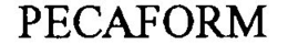 PECAFORM trademark