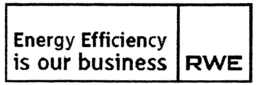 ENERGY EFFICIENCY IS OUR BUSINESS RWE trademark