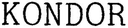KONDOR trademark
