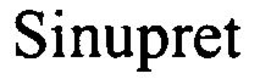 SINUPRET trademark