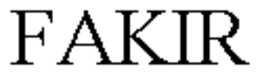 FAKIR trademark