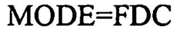 MODE=FDC trademark