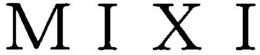 MIXI trademark