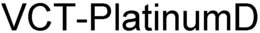 VCT-PLATINUMD trademark