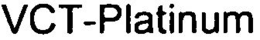 VCT-PLATINUM trademark