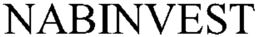 NABINVEST trademark