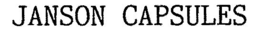 JANSON CAPSULES trademark