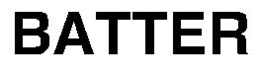 BATTER trademark