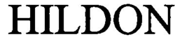 HILDON trademark