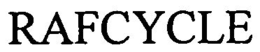 RAFCYCLE trademark
