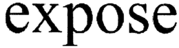 EXPOSE trademark