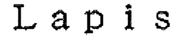 LAPIS trademark