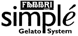 FABBRI 1905 SIMPLÉ GELATO SYSTEM trademark