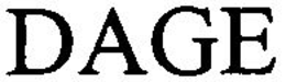 DAGE trademark